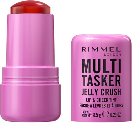 Rimmel Multi-Tasker Jelly Crush Blush and Lip Stain - 100 - Pink Dash, 8,5 g