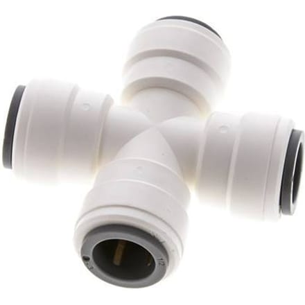 1/2'' Cross POM Insteekfitting FDA EPDM [2 Stuks]