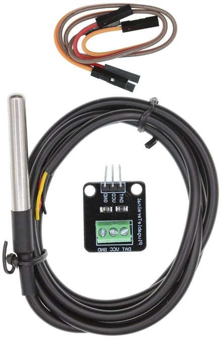 Temperatuursensor Module Kit - Digitale Sensor Kabel - Arduino Projecten - Waterdicht RVS Probe - 100CM Kabel