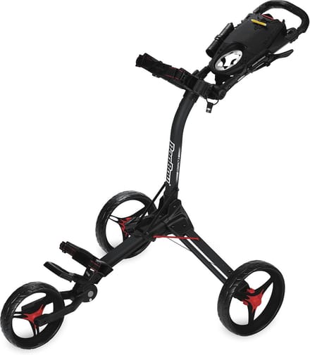 Compacte Driewielige Push Cart voor Golf