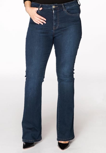 YOEK Dames Jeans Flare Fit