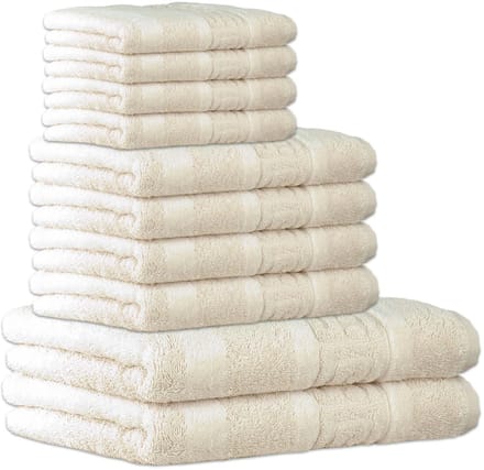 Cawoe Handdoek C Noblesse Een maat, 50x100 Set van 10