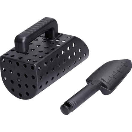 Metaaldetectie Zand Schep Set Draagbaar Ergonomisch Stevig ABS Kunststof Zand Schep en Troffel voor Schat gray