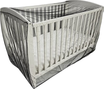 Deconet baby klamboe ledikant - L150x B90cm - zwart baby