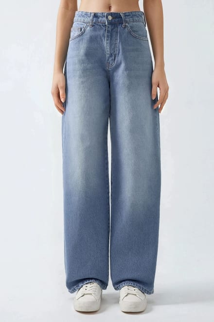 Baggy Fit Denim Jeans