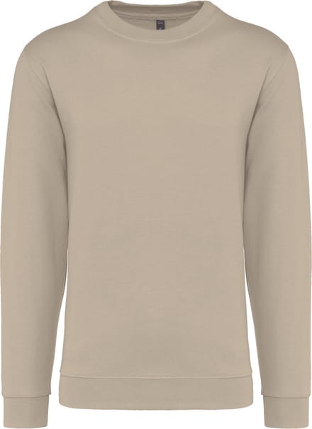 Sweater 'Crew Neck Sweatshirt' Kariban Collectie Basic+ maat L Light Sand