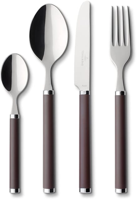 Villeroy & Boch Bestekset Play! - Chocolate Brown - 24-Delig