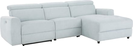 Capena-Slaapbank - Chaise Longue - Blauw Stof