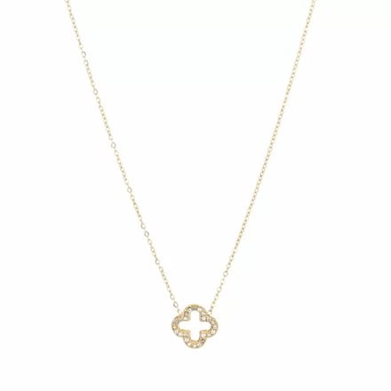 Bijoutheek Collier Klavers Strass
