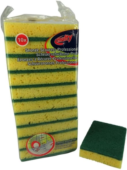 Multy Schuursponzen 10 stuks