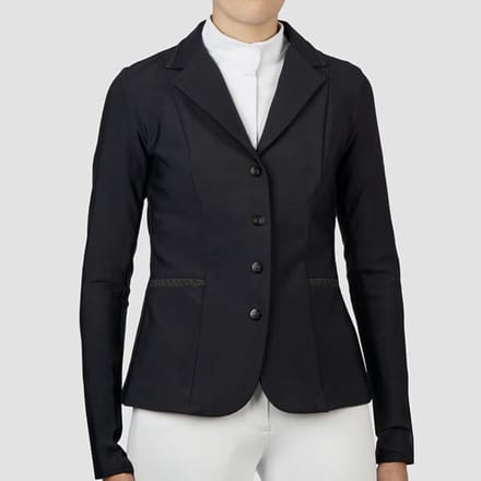 Wedstrijdjas EQPRO Willow Zwart - M