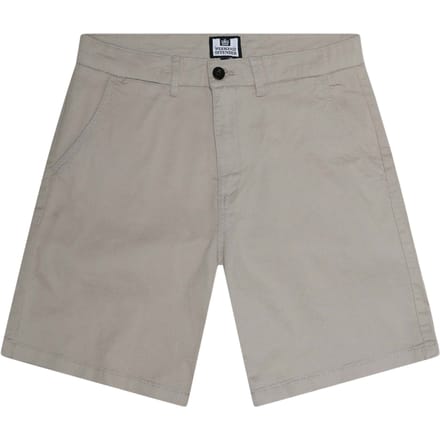 Weekend Offender Heren Dillenger Twill Chino Shorts (Stone)