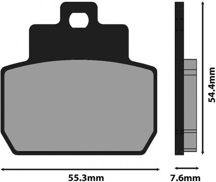 Plaquette de frein Polini pour Scooter Piaggio 300 MP3 Neuf