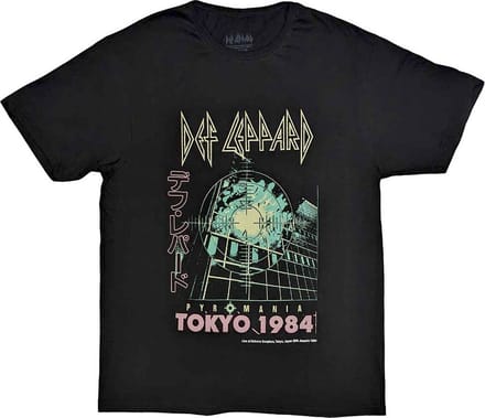 Def Leppard - Tokyo Heren T-shirt - M - Grijs