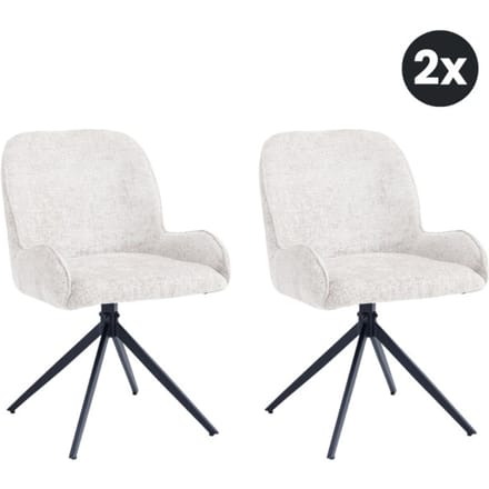 Multifurn 2x eetkamerstoel lily (set van 2)