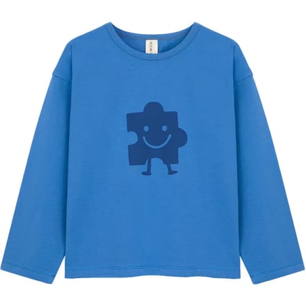 Junior Sweatshirt Kids on the Moon Smiling Puzzle