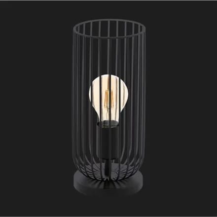 EGLO Roccamena Tafellamp - E27 - 31 cm - Metaal - Zwart