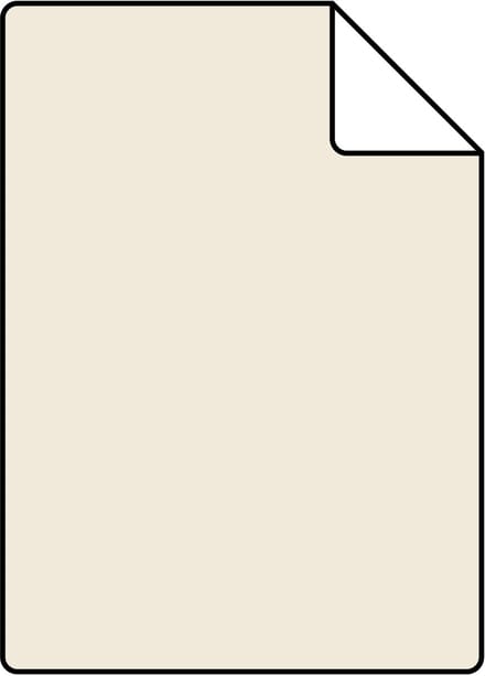 Proefstaal Origin Wallcoverings behang effen cr�me - 26,5 x 21 cm - 345703-S