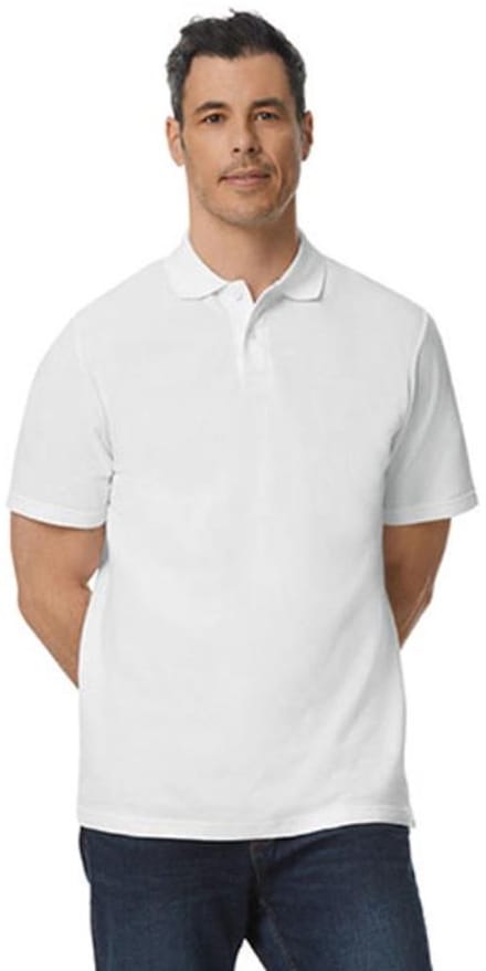 Gildan - Softstyle Piqué Polo - White maat S