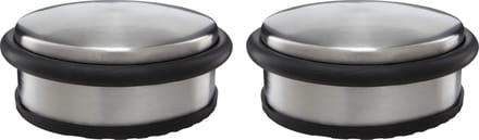 Protect-it Deurstopper/deurbuffer - 2x - D100 x H45mm - 1,15kg - RVS - premium - zonder montage