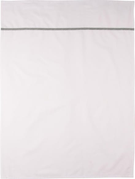 Briljant Baby Ledikant Laken Minimal met Bies - 100x150 - Grijs