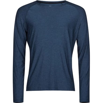 Tee Jays - Long Sleeve CoolDry Tee - Navy Melange - M