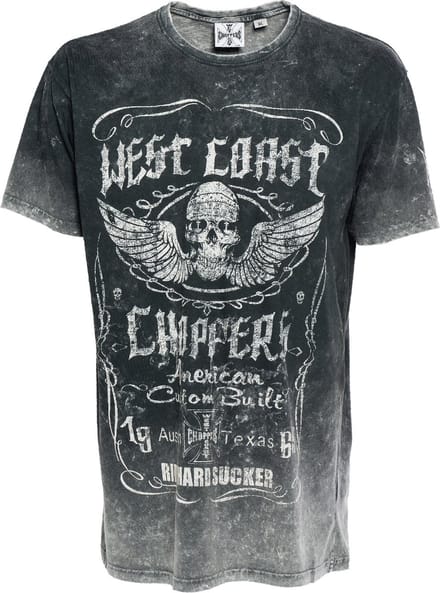 WCC West Coast Choppers T-shirt Ride Hard Sucker Zwart