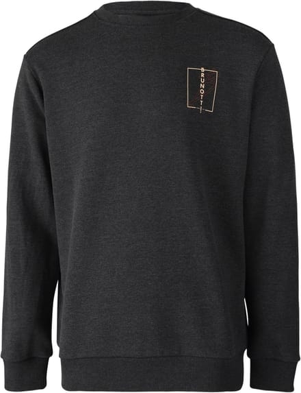 Brunotti - Naval Heren Sweater - Pirate Black - Crew Neck Trui - Regular Fit - S