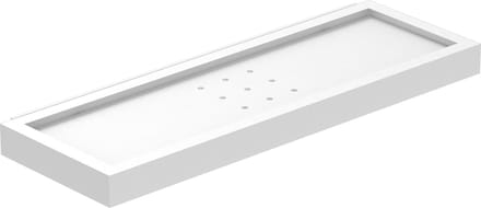 psmlighting Cascade Zeephouder | B300xH20xD100mm | Aluminium;Inox | Wit