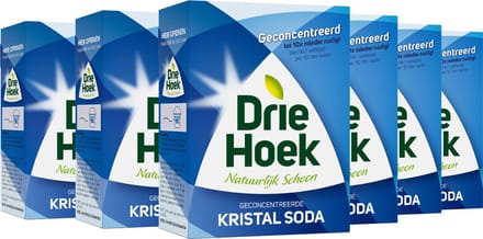 Driehoek Kristal Soda - Geconcentreerde Soda – 6 x 600g