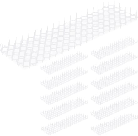 anti katten in tuin - set van 12 strips - 49 x 14 cm - kunststof
