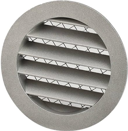 Muur rooster 315mm buitenlucht aluminium - EL-A-RLP315