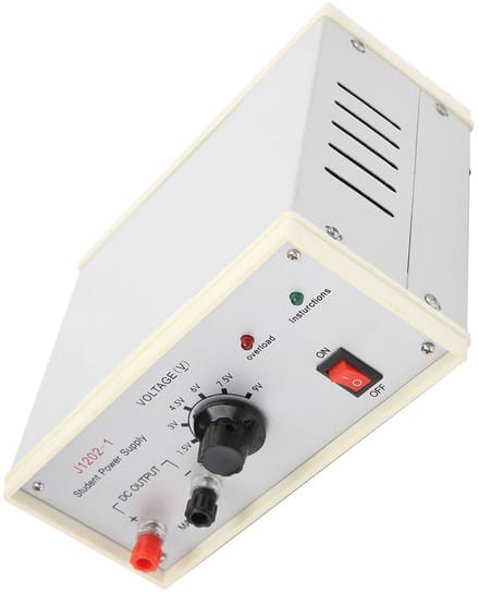 Voeding, output belasting Experiment voeding 2V‑16V 3A met EU schoolplug voor schoolbenodigdheden