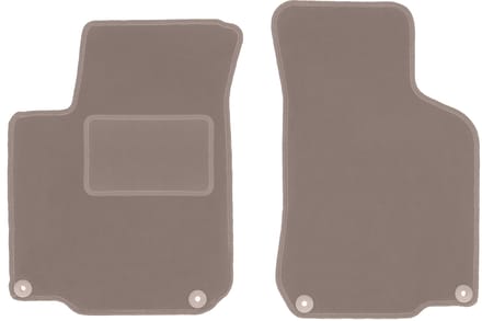 Beige voormatten voor: Volkswagen Golf IV hatchback, stationwagen, variant (1997-2003)
