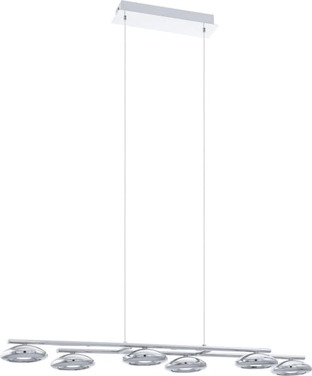 EGLO TARUGO 1 LANGE TAFEL 6X450LM CHROOM