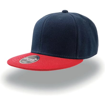 Atlantis Headwear Snap Back Cap AT603 - NAVY/RED - One size