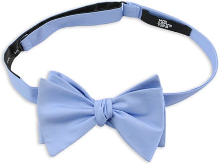 We Love Ties - Vlinderdassen - Vlinderdas polyester lichtblauw - lichtblauw
