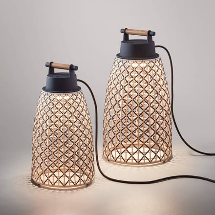 Bover Nans M/41 LED tafellamp voor buiten, bruin