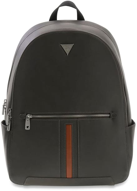 GUESS laptop rugzak rugzak met laptopvak Torino Backpack Anthracite Grey donkergrijs