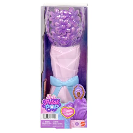 Barbie Petal Pop Geparfumeerde Modepop - Paarse Jurk
