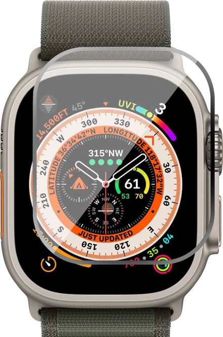 Screenprotector geschikt voor Apple Watch Ultra 49 mm - Full Screen Protector PET FlexGuard