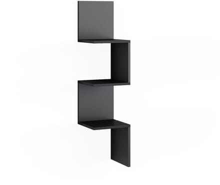 Vicco Paolo Hoekplank – 28 x 116.4 cm Zwart