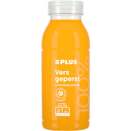 100% zelf geperst sinaasappelsap