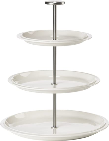 Zone Denmark Serveerstandaard, drie lagen Dia 24 x 31 cm Offwhite