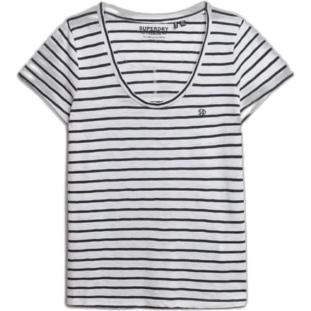 Superdry Studios T-shirt met Slanke Pasvorm White Grootte: 38