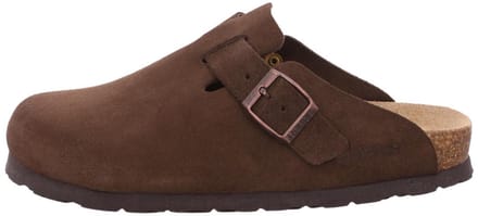 Rohde Sunnys No15 klompen dames pantoffels muiltjes leer 6071 donkerbruin