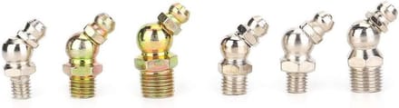 Nippel Set - Smeernippels - Machine Onderhoud - Diverse Schroefdraad - 130 Stuks - Zilverkleurig