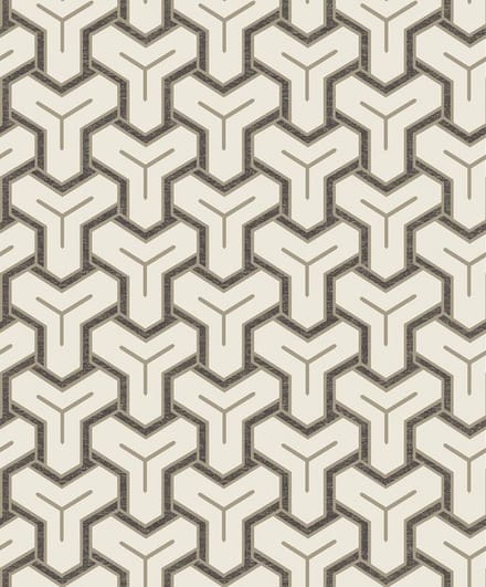 Onyx dessin wit/zwart/beige - M262-07