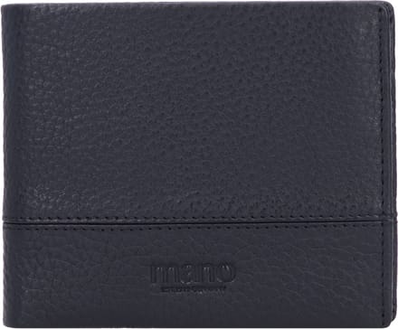 mano Don Tommas Leren Portemonnee 11,5 cm - Jongens - Horizontaal - schwarz