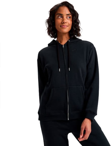 Roxy Surf Stoked Sweatshirt Met Rits Zwart XS Vrouw